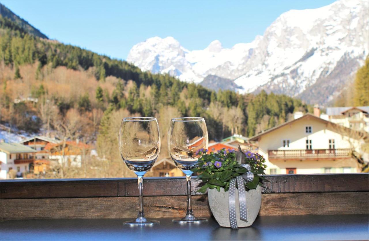 Ferienwohnung Im Gaestehaus Sieger-Brandner Ramsau bei Berchtesgaden Buitenkant foto